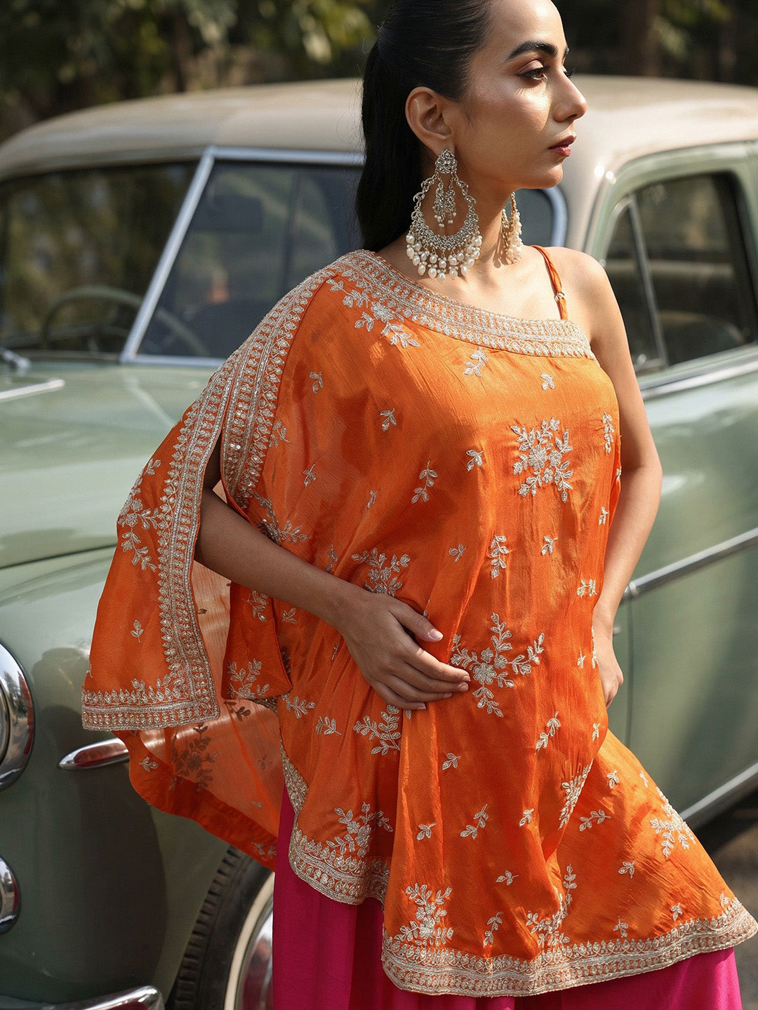 Rich Orange A Line Co-Ords