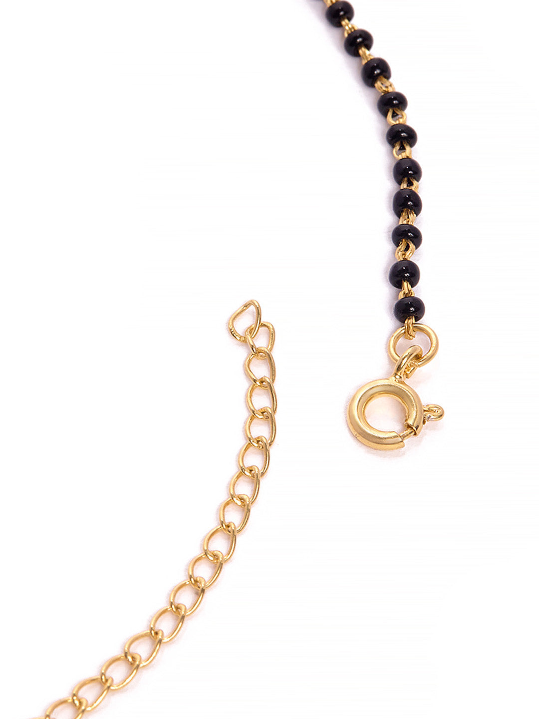 925 Silver Gold Plated Zircon Mangalsutra
