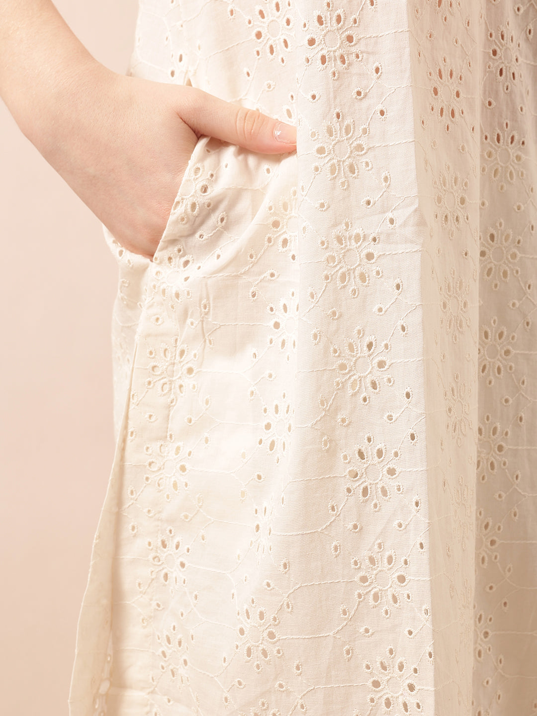 Graceful Natural A Line Kurta Sets