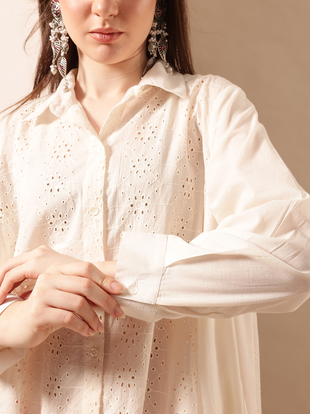 Graceful Natural A Line Tops