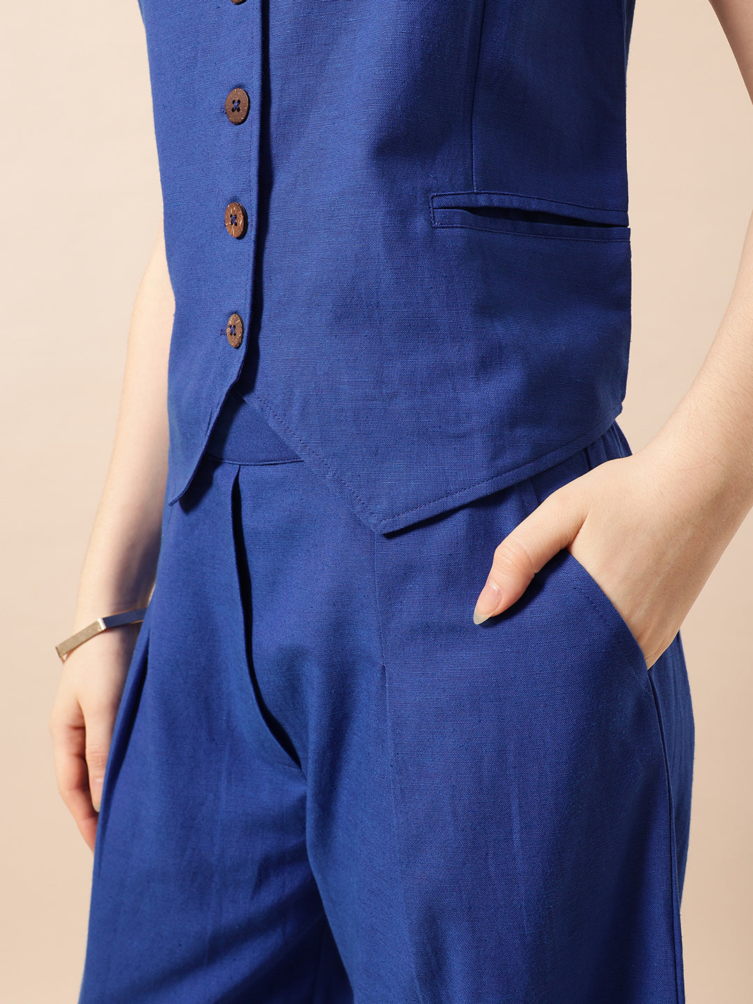 Comfy Royal Blue Straight Co-Ords