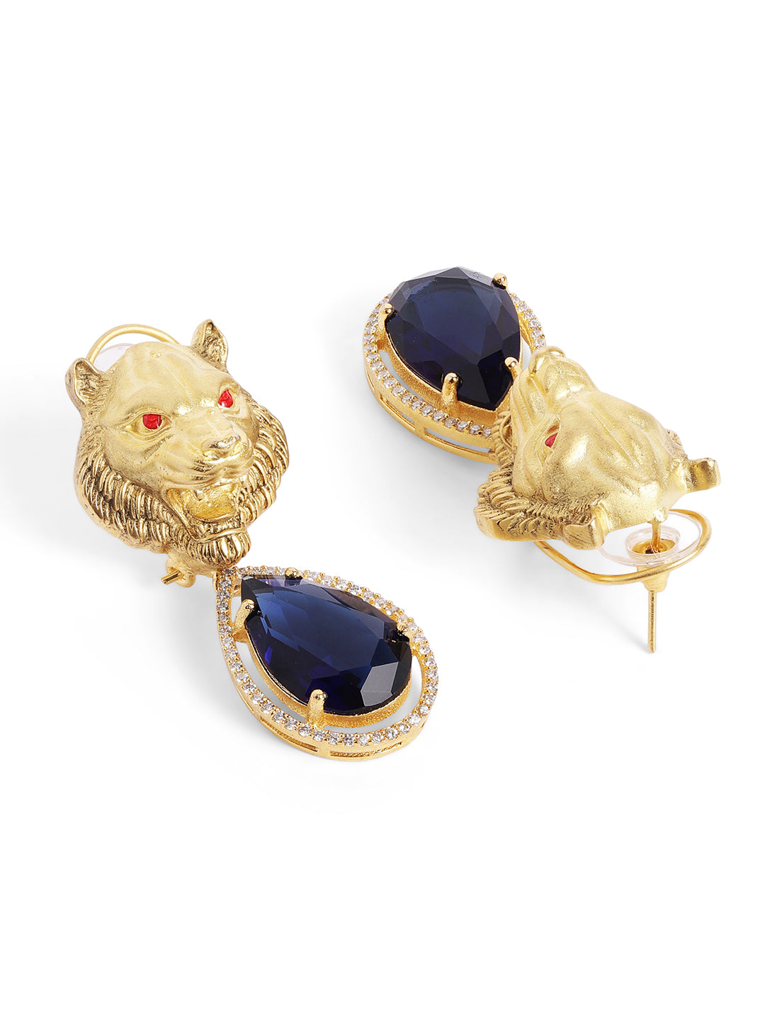 Multi Colour Gold Plated AD Jewellery Set