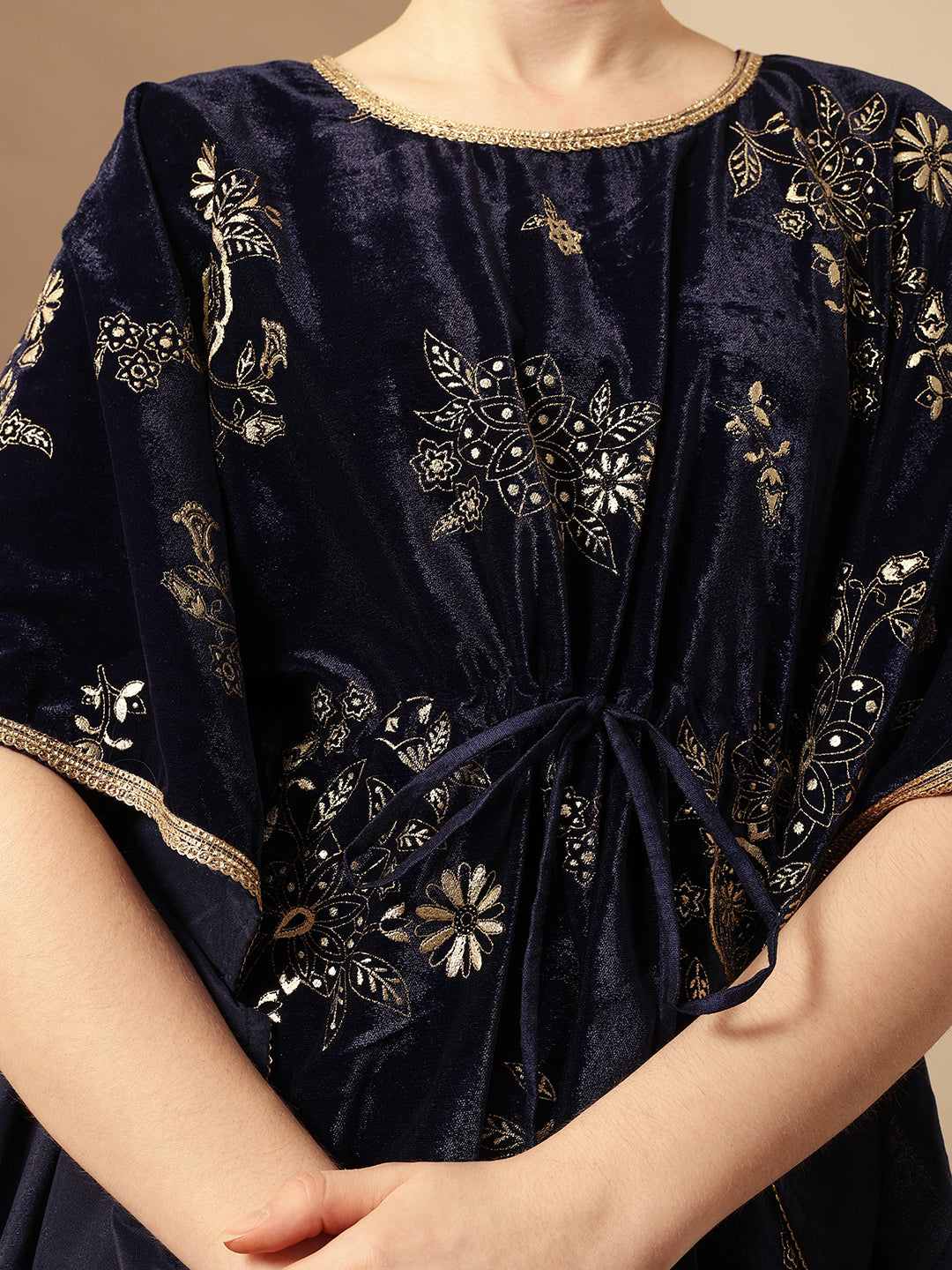 Rich Navy  Kaftan Set Co-ords