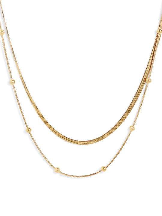 Ishin Gold  Colour Gold Plated Chain