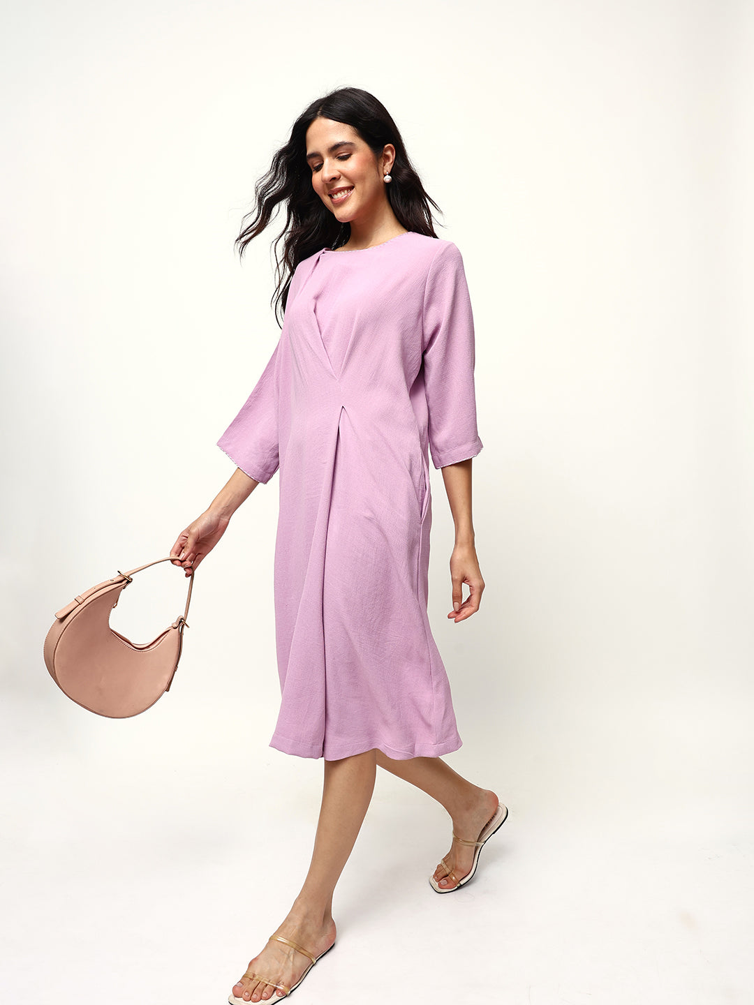 straight dresses for women Buy Comfy Lilac Straight Dresses