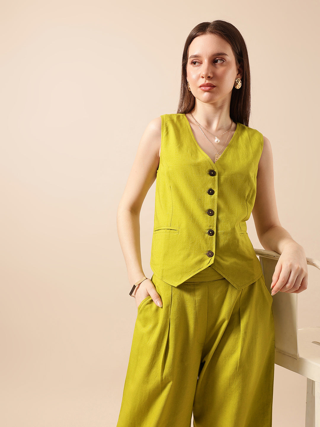 Comfy Avacado Straight Co-Ords