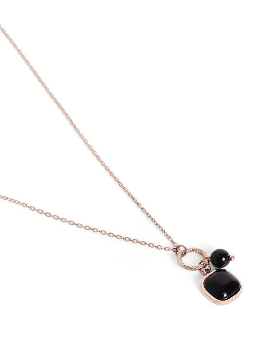 Ishin Black  Colour Gold Plated Chain