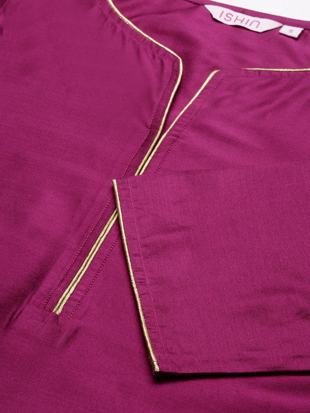 Silk Crepe Purple Kurta Set With Straight Bottom And Flowy Silk Crepe Floral Printed Dupatta