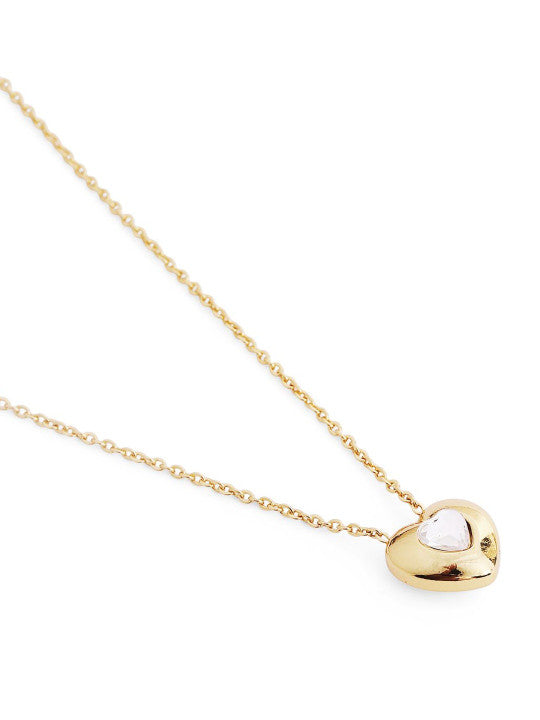 Ishin Gold  Colour Gold Plated Artificial Stones And Beads Chain