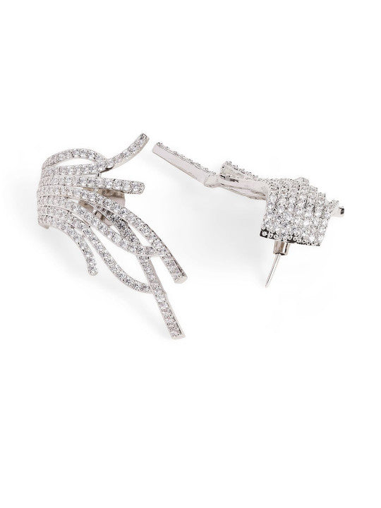 Ishin Gold Colour Gold Plated Stud Earring