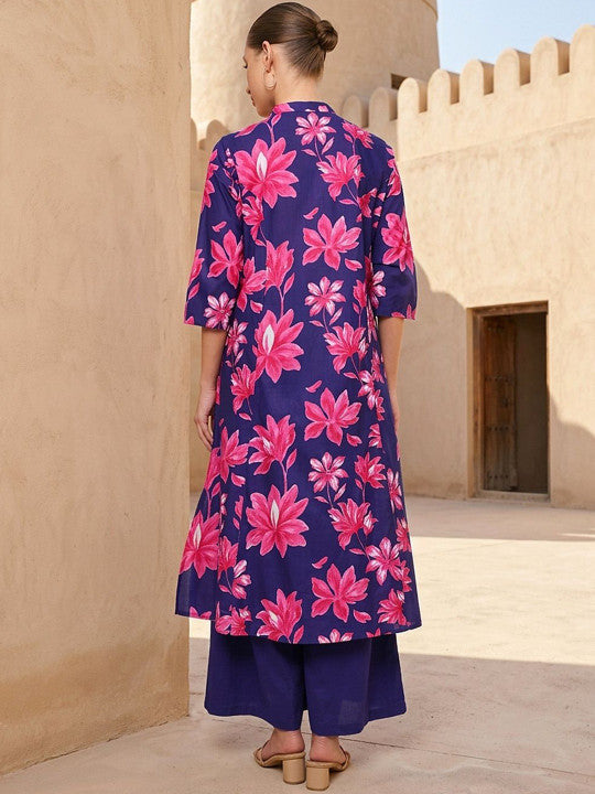 Comfy Purple Pratidin Printed Kurta sets