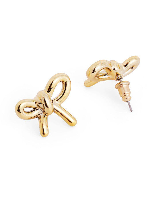 Ishin Gold Colour Gold Plated Hoop Earring