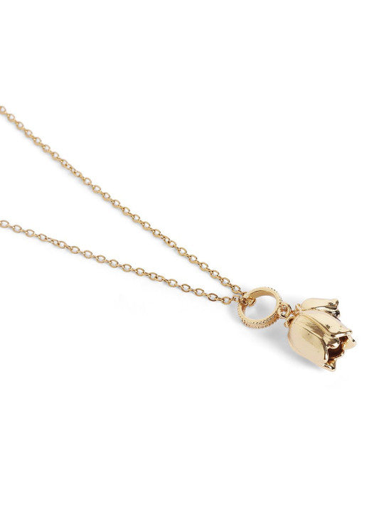 Ishin Gold  Colour Gold Plated Artificial Stones And Beads Chain