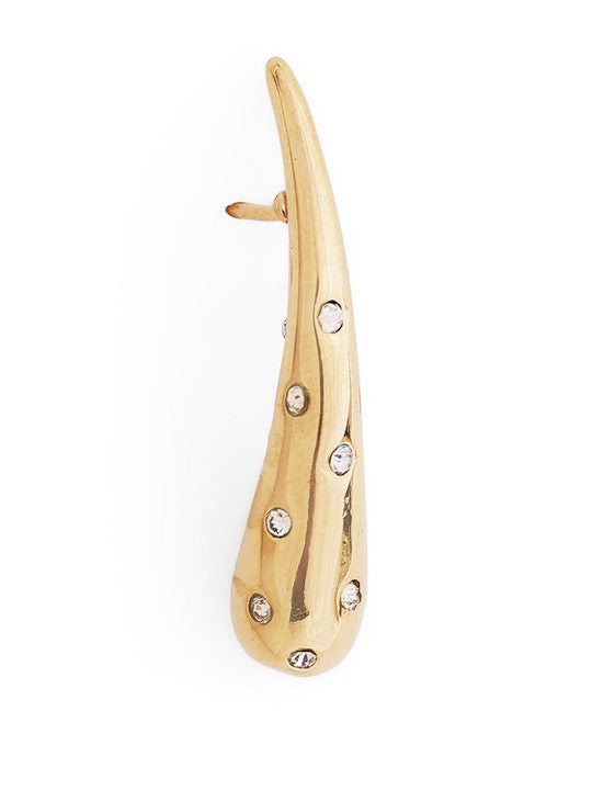 Ishin Gold Colour Gold Plated Stud Earring