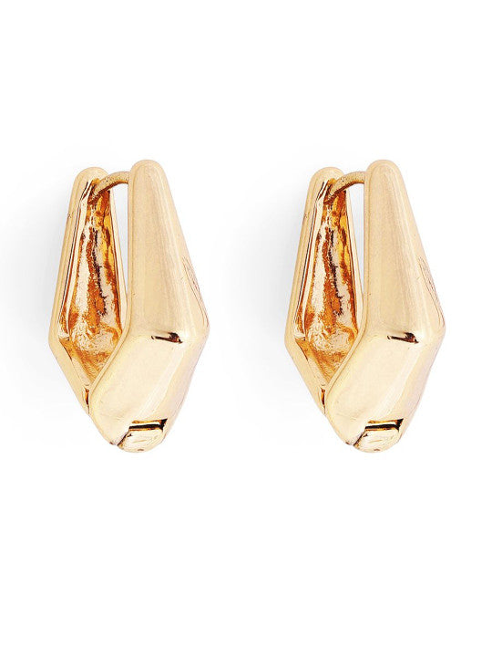 Ishin Gold Colour Gold Plated Stud Earring