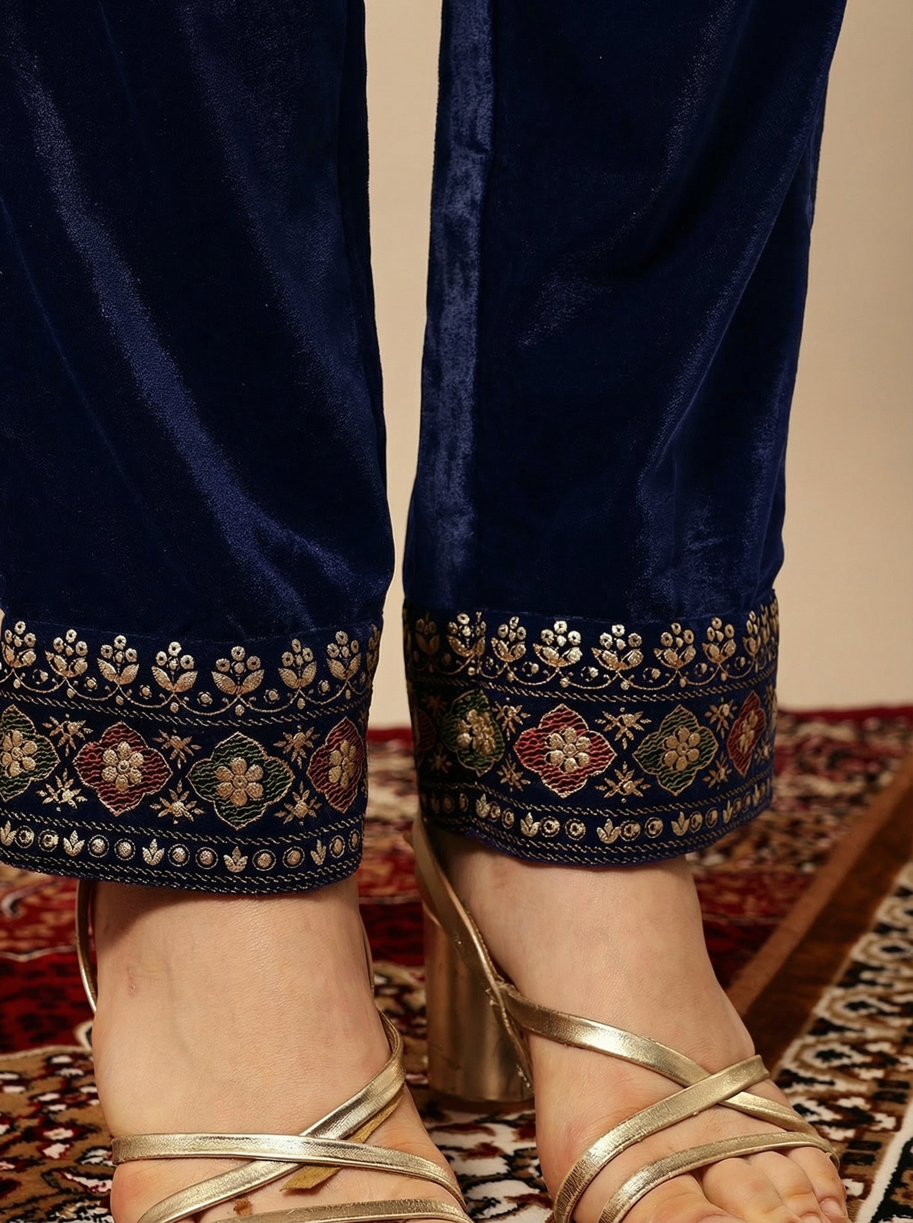 Rich Navy Blue  Regular Co-ords