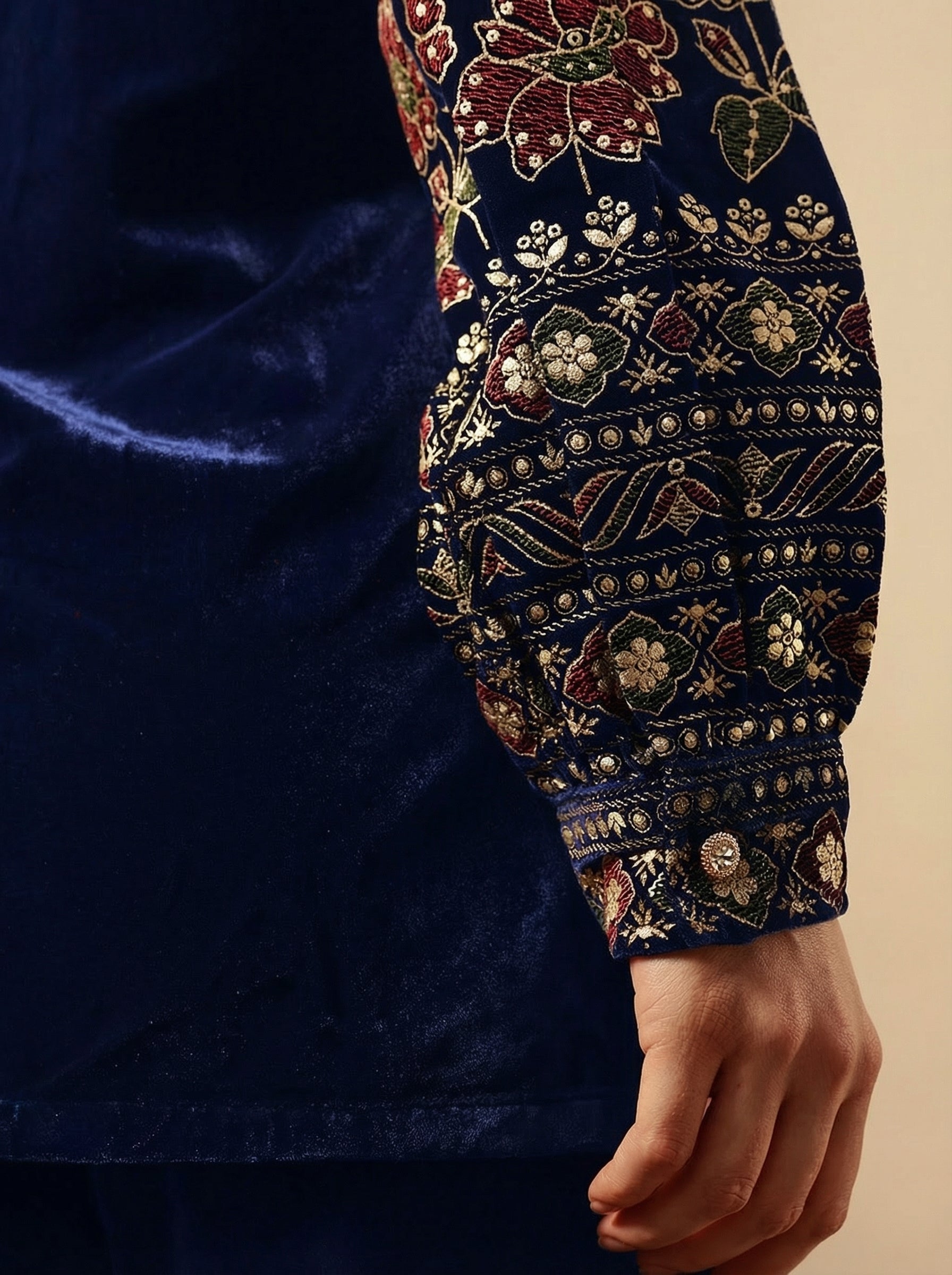 Rich Navy Blue  Regular Co-ords