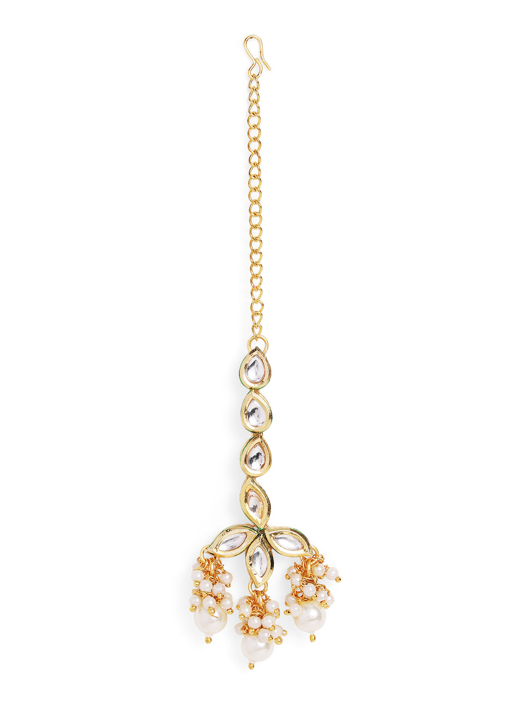 Ishin White  Colour Gold Plated Mangathika
