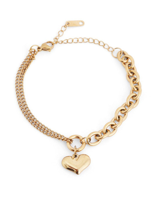 Ishin White Colour Gold Plated Artificial Stones And Beads Armlet