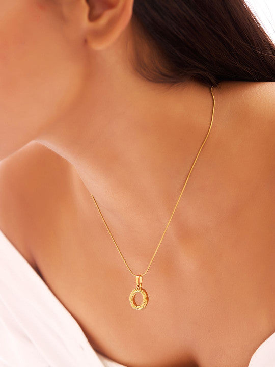 Ishin Gold  Colour Gold Plated Chain