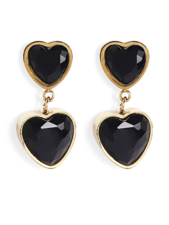 Ishin Gold Colour Gold Plated Stud Earring