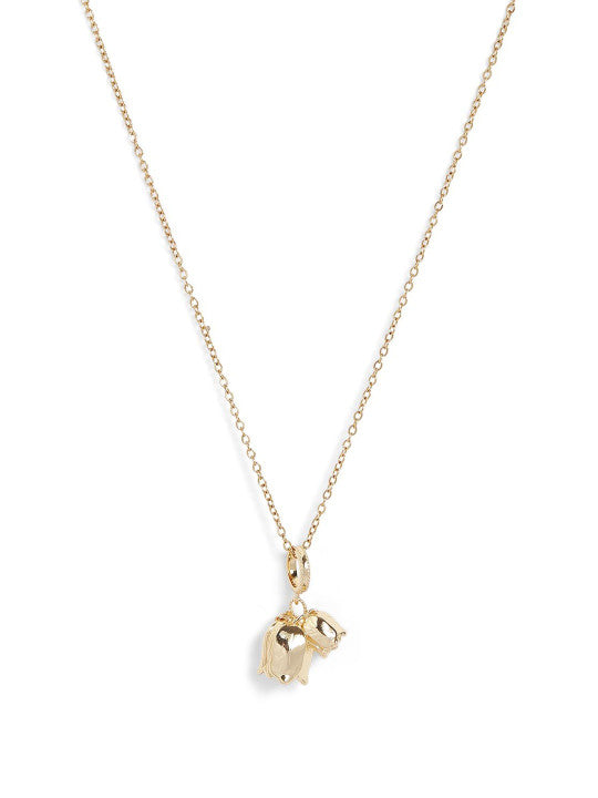 Ishin Gold  Colour Gold Plated Artificial Stones And Beads Chain