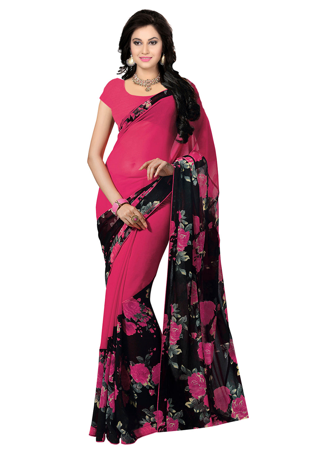 Product Name: *Fashionable Georgette Sarees Combo ( Pack Of 2 )... |  Fashion, Georgette sarees, Blouse piece