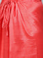 Coral Red & Golden Embellished Unstitched Dress Material
