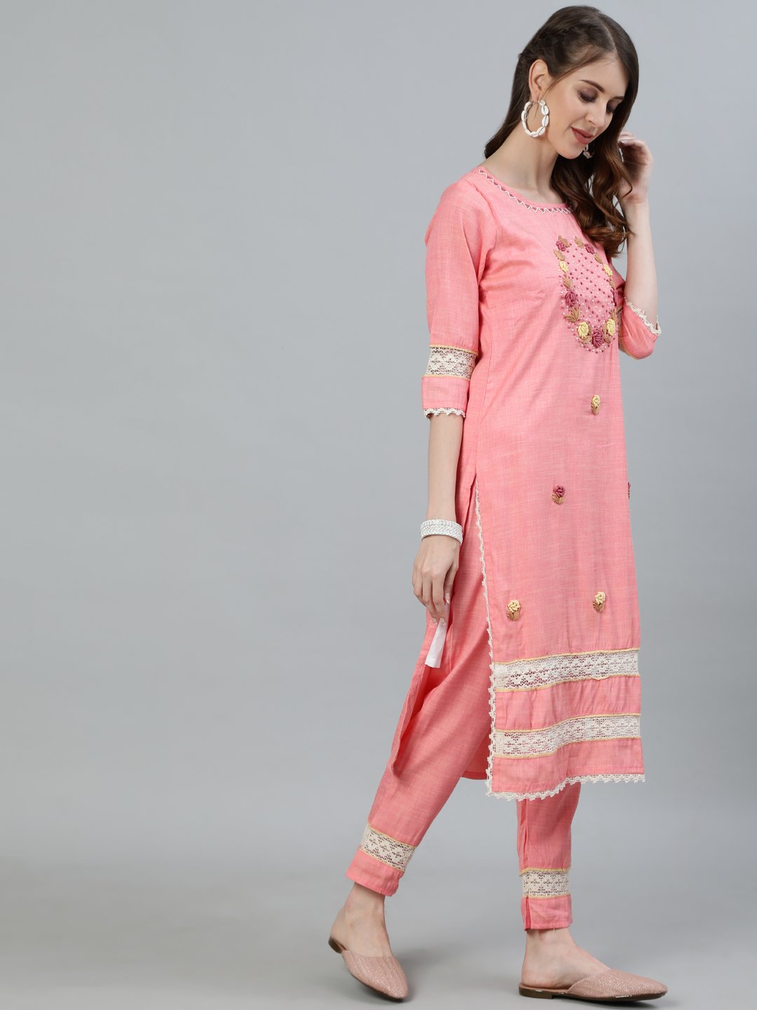 Masoom - Peach Kurta Set