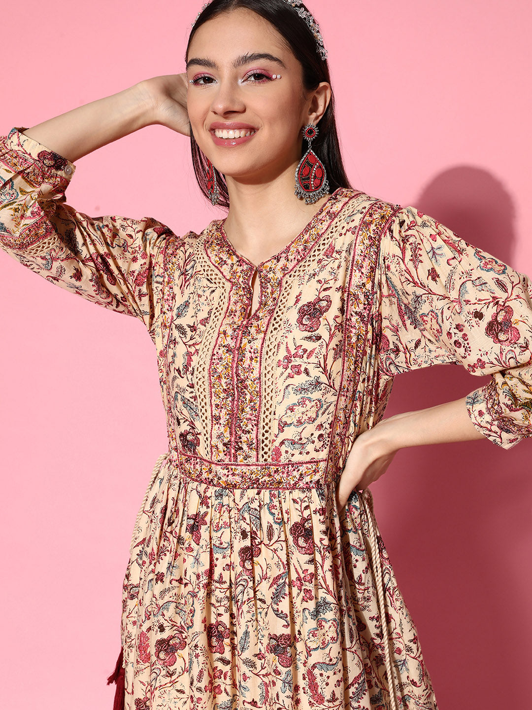 Buy Beige Dresses for Women by Fable Street Online | Ajio.com