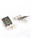Ishin Women's Oxidised Silver Pearl Choker Jewellery Set
