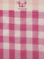 Ishin Women's Cotton Blend Pink Checks Woven Vanamahalaxmi Saree With Blouse Piece