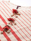 Ishin Women's Cotton Cream & Red Embroidered A-Line Kurta with Trouser & Dupatta