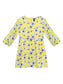 Ishin Girls Rayon Yellow Printed Flared Dress