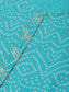 Ishin Women's Cotton Blue Bandhani Print A-Line Kurta Palazzo Set