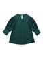 Ishin Girls Cotton Green Embroidered Top
