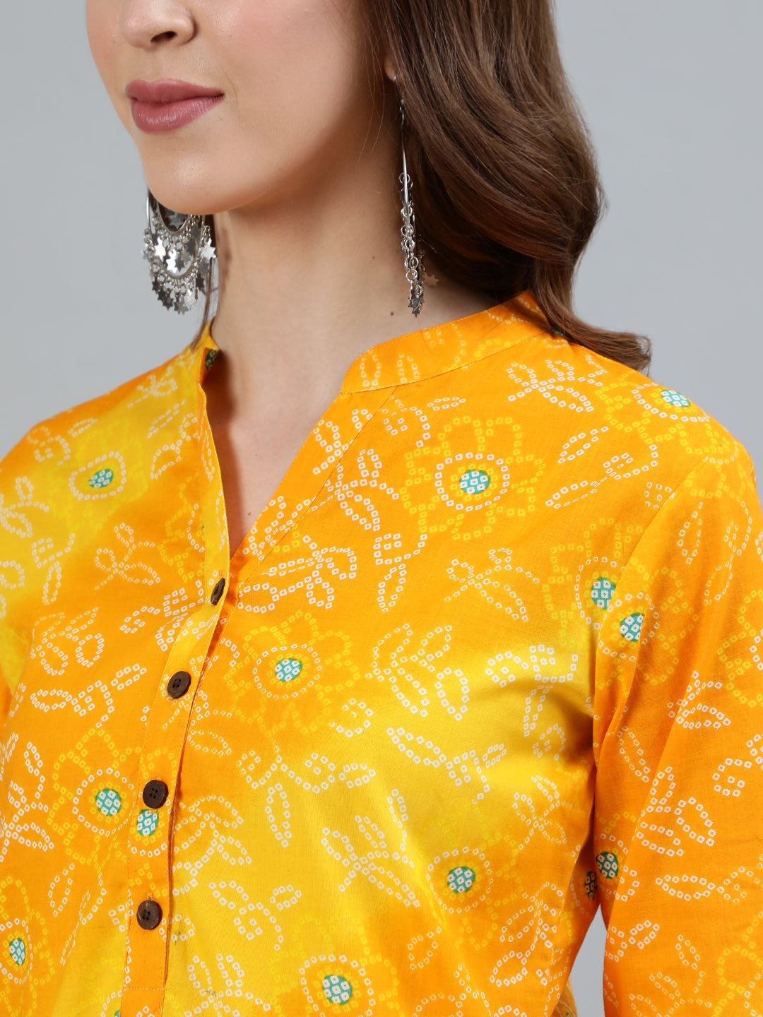Ishin Women's Silk Blend Green Embroidered A-Line Kurta Trouser Dupatta Set