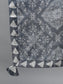 Ishin Women's Silk Grey Printed Embroidered Straight Kurta Palazzo & Dupatta Set