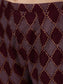 Ishin Women's Rayon Burgundy Embroidered Anarkali Kurta Trouser Dupatta Set