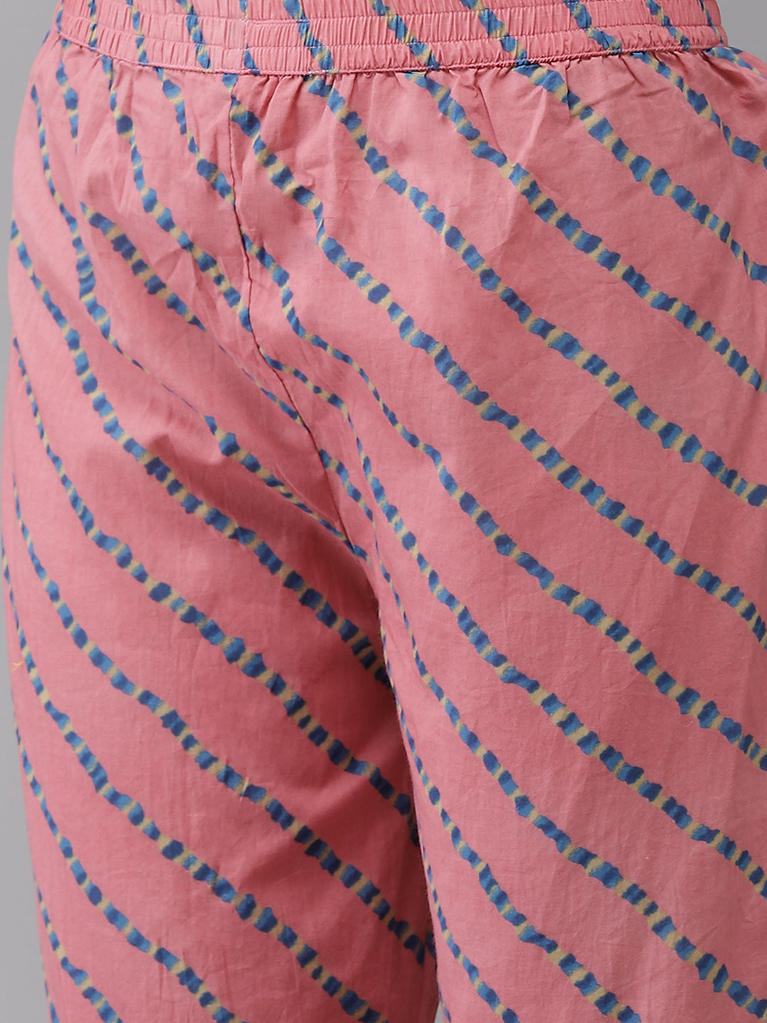 Ishin Women's Silk Blend Coffee Brown Embroidered A-Line Kurta Trouser Set