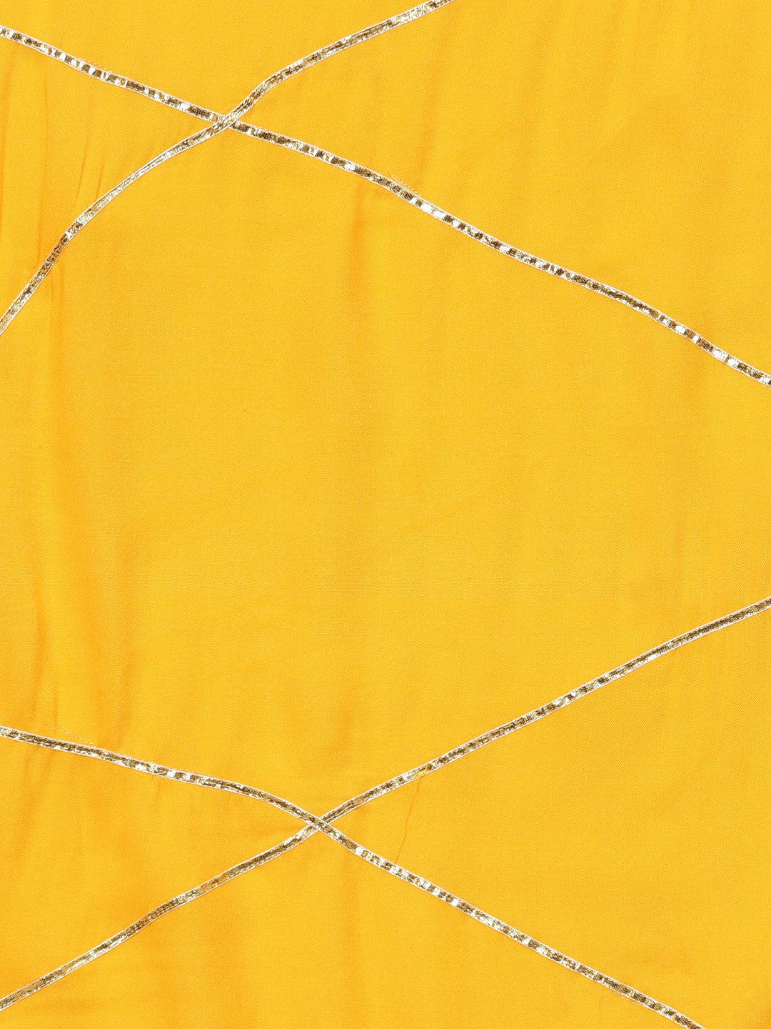 Ishin Women's Yellow Embroidered A-Line Kurta Sharara Dupatta Set