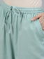 Ishin Women's Green Zari Embroidered Straight Kurta & Trouser