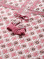 Ishin Women's Pink Yoke Design A-Line Kurta Sharara Set