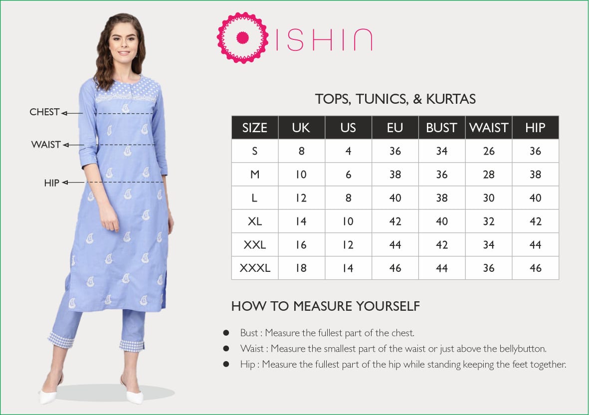 Ishin Women's Cotton Blend Magenta Yoke Design A-Line Kurta Trouser Dupatta Set
