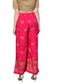 Ishin Women's Rayon Pink Foil Printed Palazzo