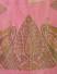 Ishin Art Silk Beige & Pink Ethnic Motifs Printed Women's Saree Including Blouse Piece