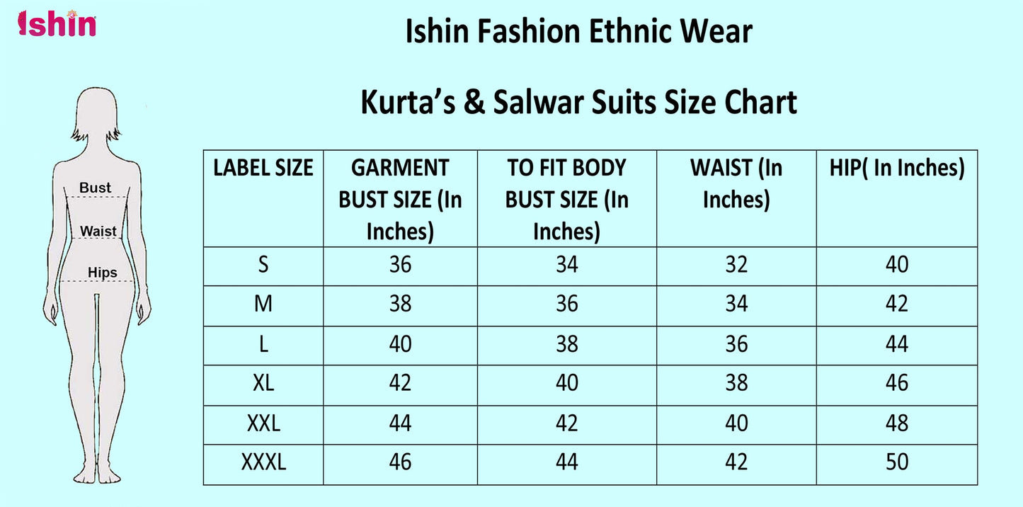 Ishin Women's Silk Blend Grey & Navy Blue Embroidered A-Line Kurta Trouser Dupatta Set