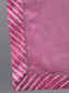 Ishin Women's Cotton Pink Leheriya Embroidered A-Line Kurta Skirt Dupatta Set